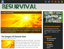 Tablet Screenshot of besurvival.com